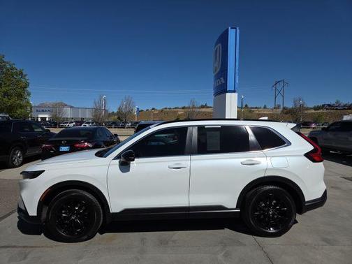 Platinum White 2024 Honda CR-V Hybrid Sport AWD