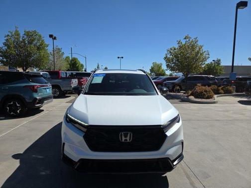 Platinum White 2024 Honda CR-V Hybrid Sport AWD
