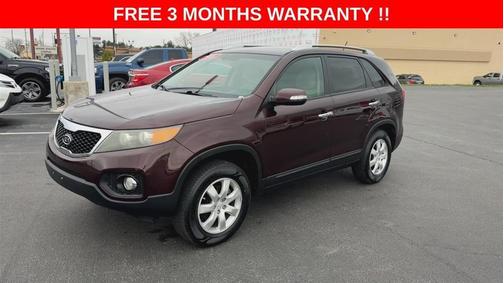 Red 2011 Kia Sorento LX