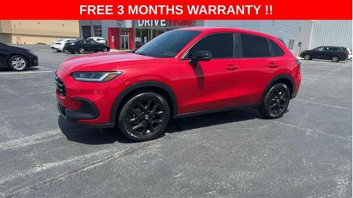 Red 2025 Honda HR-V Sport