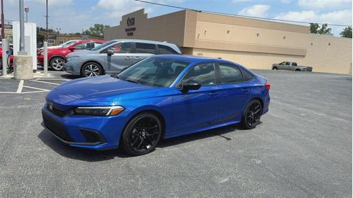 Blue 2024 Honda Civic Sport
