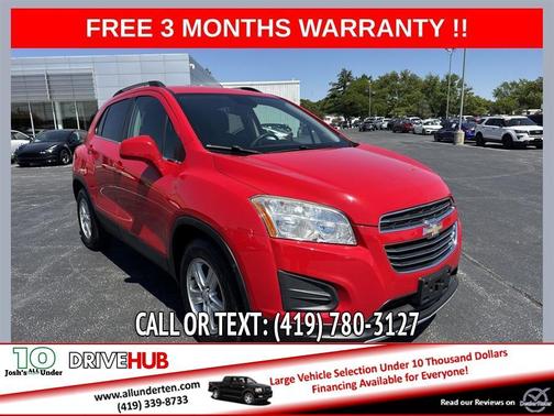 Red 2015 Chevrolet Trax LT
