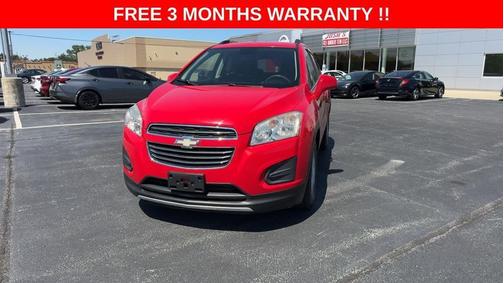 Red 2015 Chevrolet Trax LT