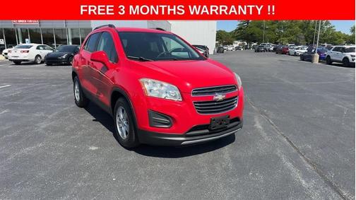 Red 2015 Chevrolet Trax LT