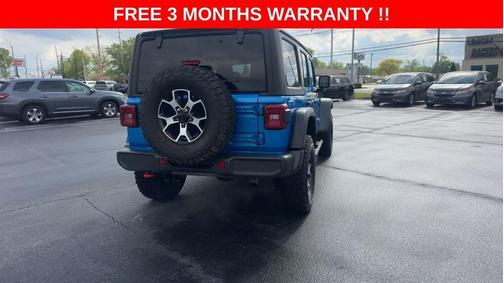Blue 2022 Jeep Wrangler Unlimited Rubicon