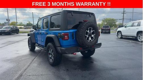 Blue 2022 Jeep Wrangler Unlimited Rubicon