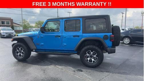 Blue 2022 Jeep Wrangler Unlimited Rubicon