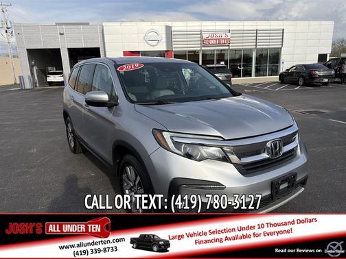Silver 2019 Honda Pilot EX-L w/Navigation/RES
