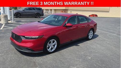 Red 2025 Honda Accord LX