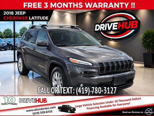 Gray 2018 Jeep Cherokee Latitude