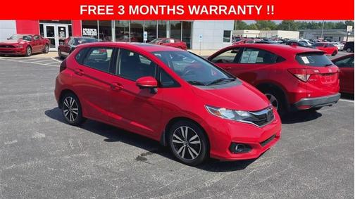 Red 2020 Honda Fit EX
