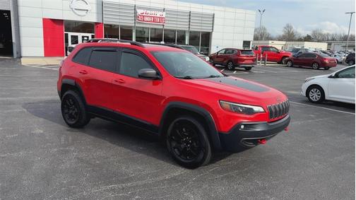 Red 2019 Jeep Cherokee Trailhawk