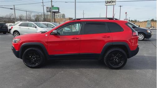 Red 2019 Jeep Cherokee Trailhawk