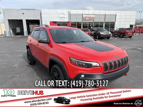 Red 2019 Jeep Cherokee Trailhawk