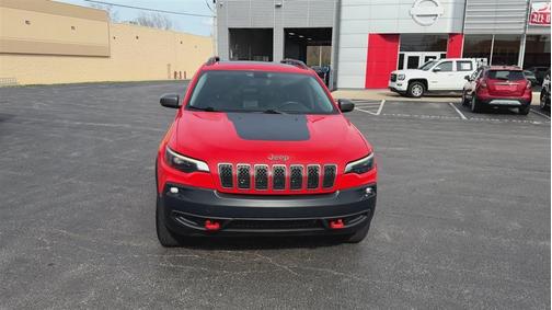 Red 2019 Jeep Cherokee Trailhawk