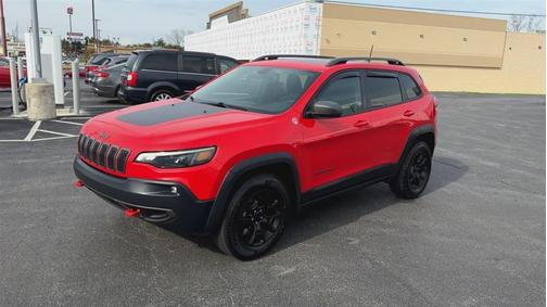 Red 2019 Jeep Cherokee Trailhawk