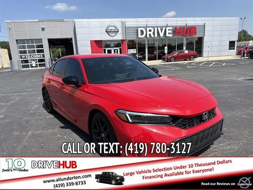 Red 2025 Honda Civic Sport