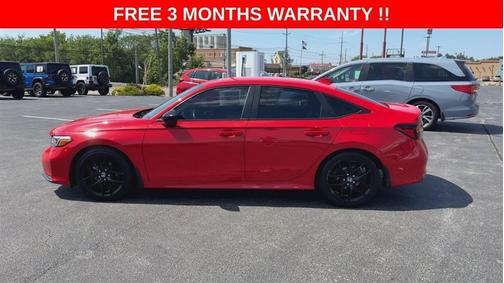 Red 2025 Honda Civic Sport
