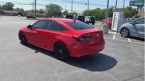 Red 2025 Honda Civic Sport