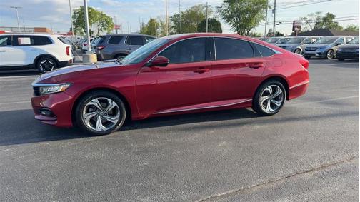 Red 2018 Honda Accord EX-L
