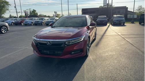 Red 2018 Honda Accord EX-L
