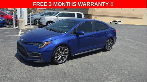 Blue 2022 Toyota Corolla SE