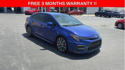 Blue 2022 Toyota Corolla SE