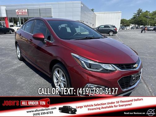 Red 2016 Chevrolet Cruze LT Automatic
