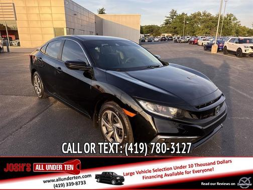 Black 2020 Honda Civic LX