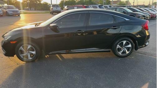 Black 2020 Honda Civic LX