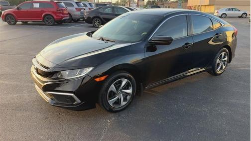 Black 2020 Honda Civic LX