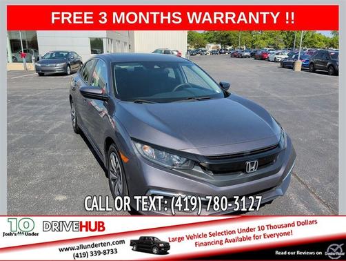 Gray 2020 Honda Civic LX