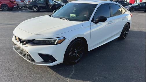 White 2023 Honda Civic Si Base