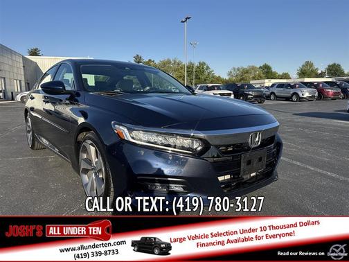 Blue 2018 Honda Accord Touring