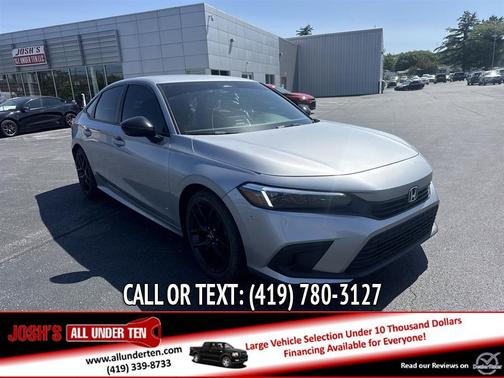 Silver 2022 Honda Civic Sport