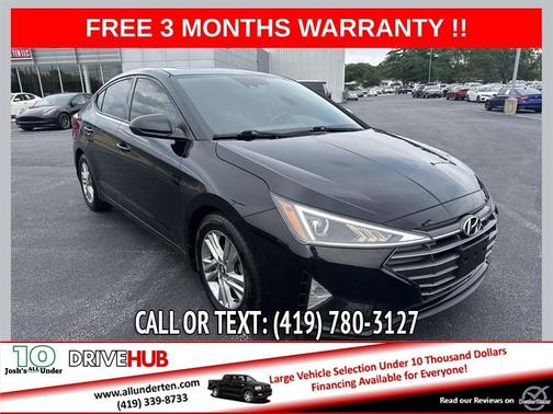 Black 2020 Hyundai ELANTRA Value Edition
