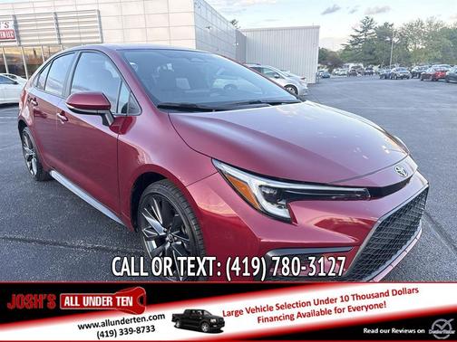 Red 2024 Toyota Corolla SE