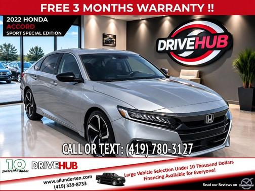 Silver 2022 Honda Accord Sport SE