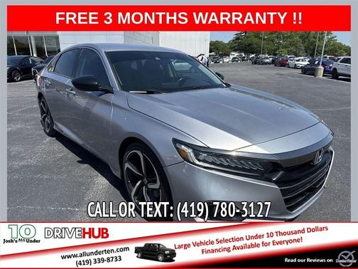 Silver 2022 Honda Accord Sport SE