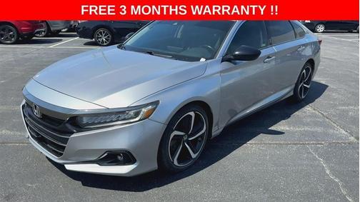 Silver 2022 Honda Accord Sport SE
