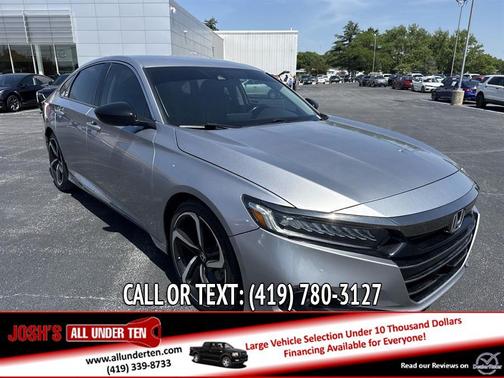 Silver 2022 Honda Accord Sport SE