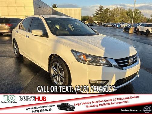 White 2015 Honda Accord LX