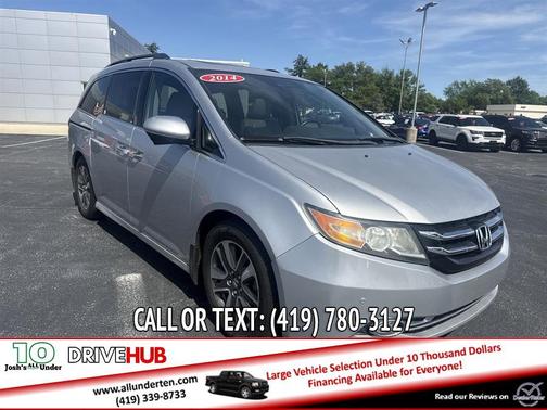 Silver 2014 Honda Odyssey Touring