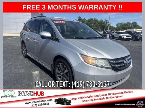 Silver 2014 Honda Odyssey Touring