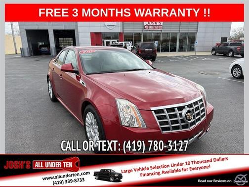 Red 2012 Cadillac CTS Base