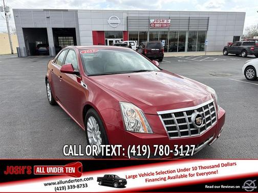 Red 2012 Cadillac CTS Base