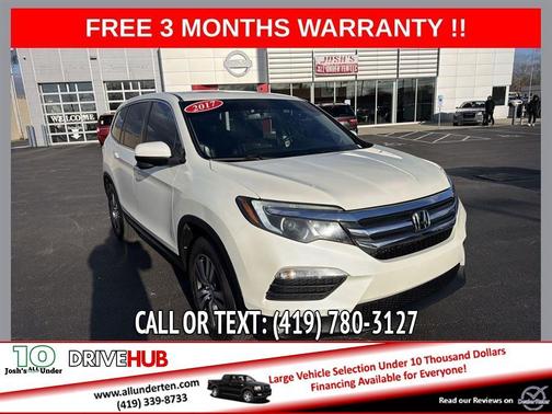 White 2017 Honda Pilot EX-L