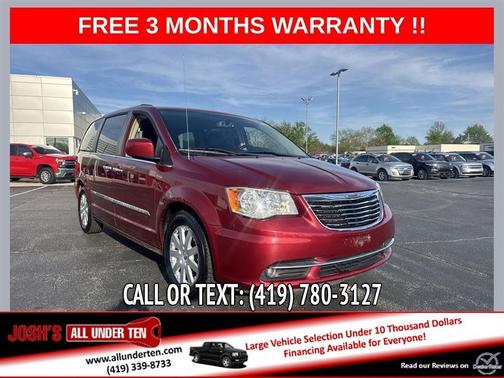 Red 2016 Chrysler Town & Country Touring