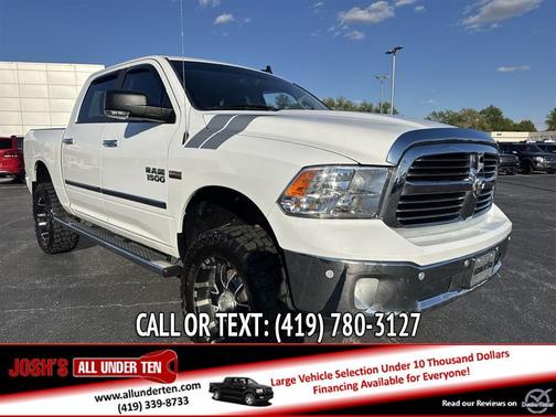 White 2017 RAM 1500 Big Horn