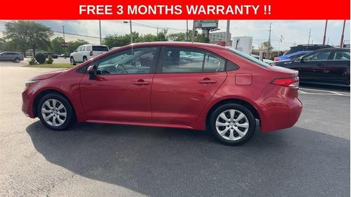 Red 2020 Toyota Corolla LE